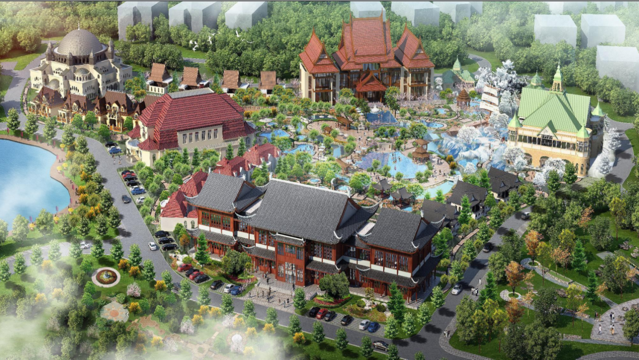 建德恒大御泉四季是在建德打造的一个温泉养生旅游度假的明星小镇项目
