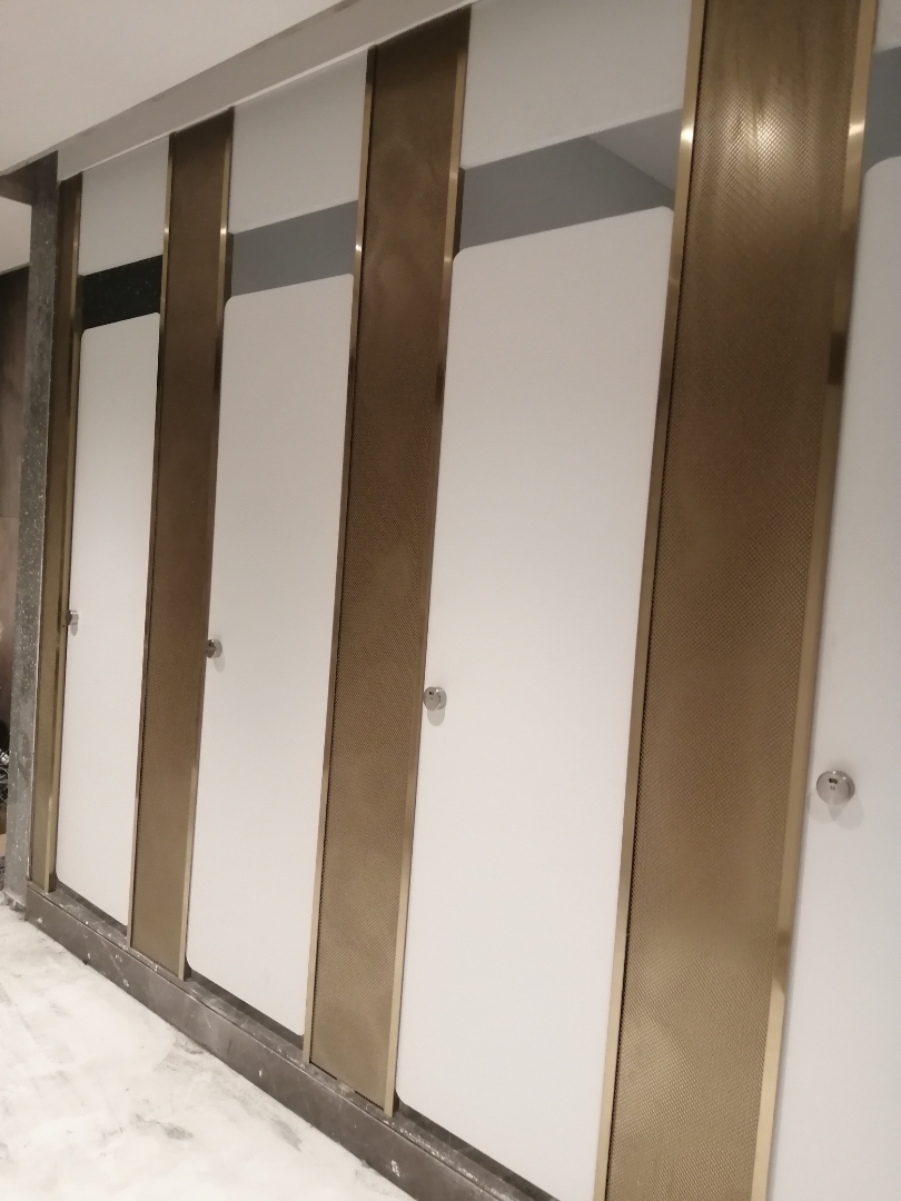 这么漂亮的卫生间隔断,你们见过吗