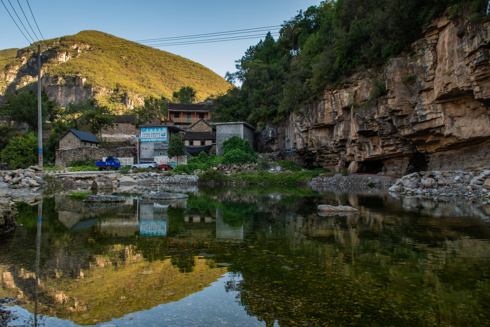 泰安里峪村景点图片