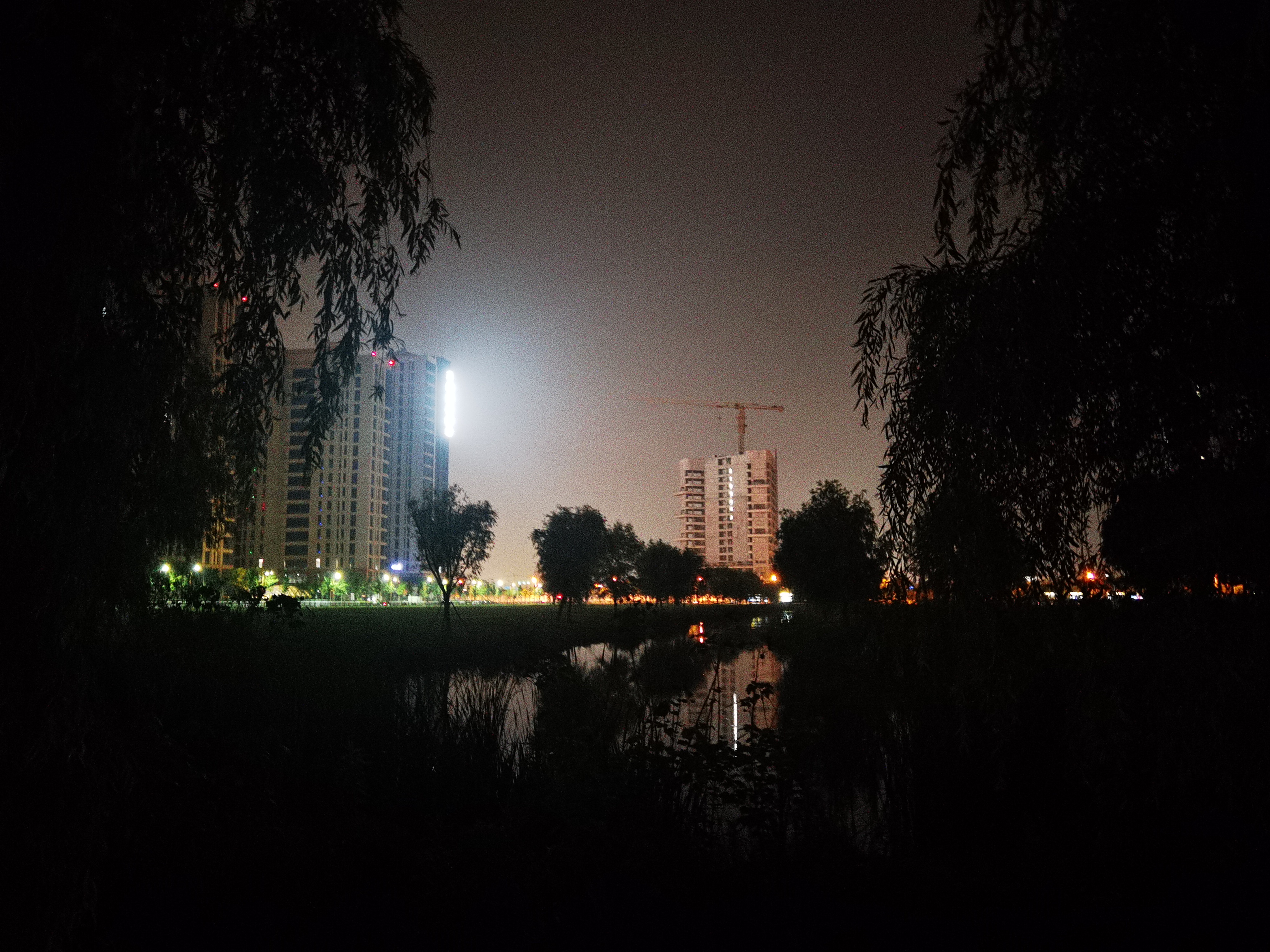 上海松江网红夜景图片