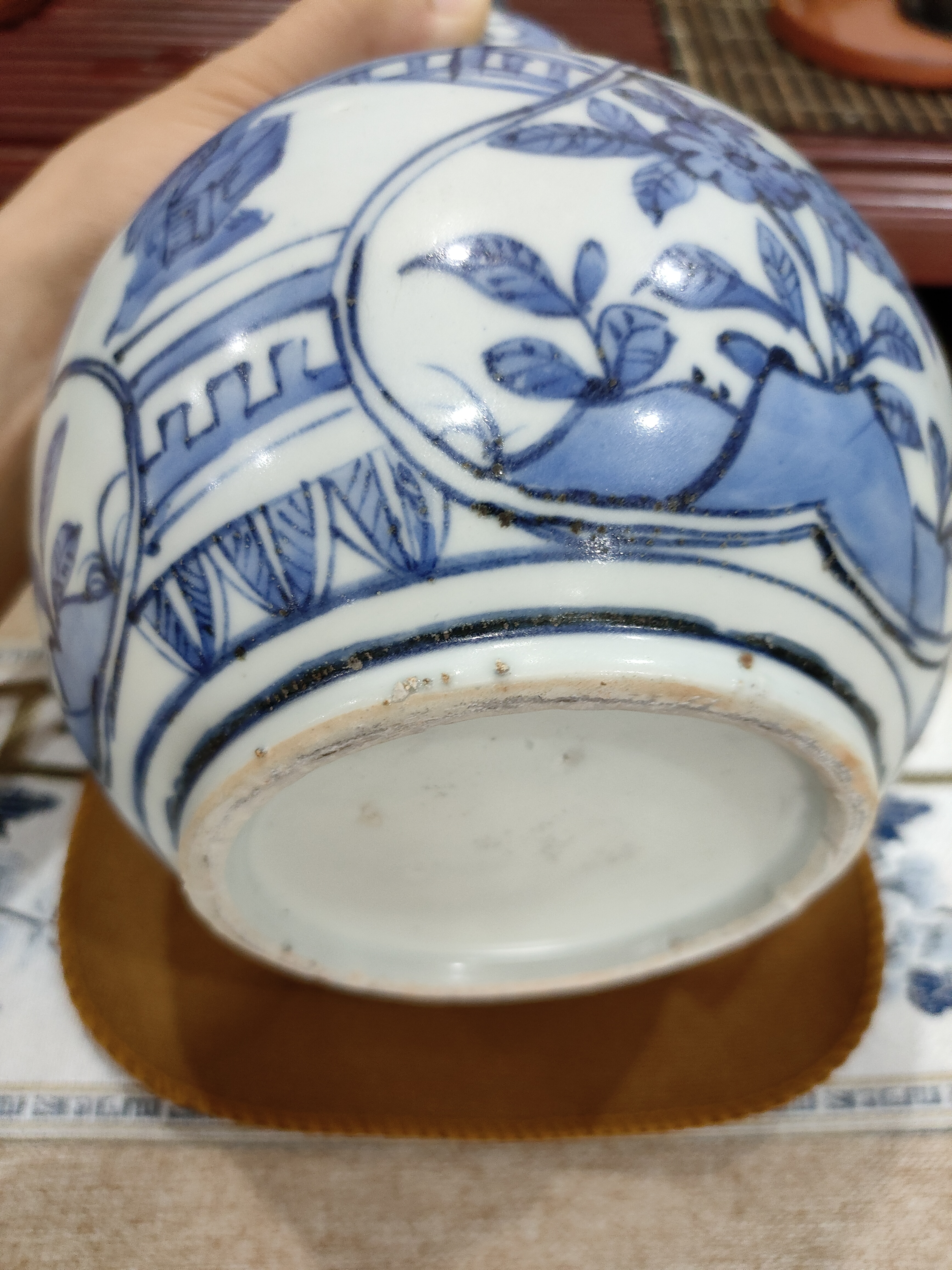 明嘉靖青花人物葫芦瓶 器型优美 线条流畅 人物开脸生动青花发色深沉