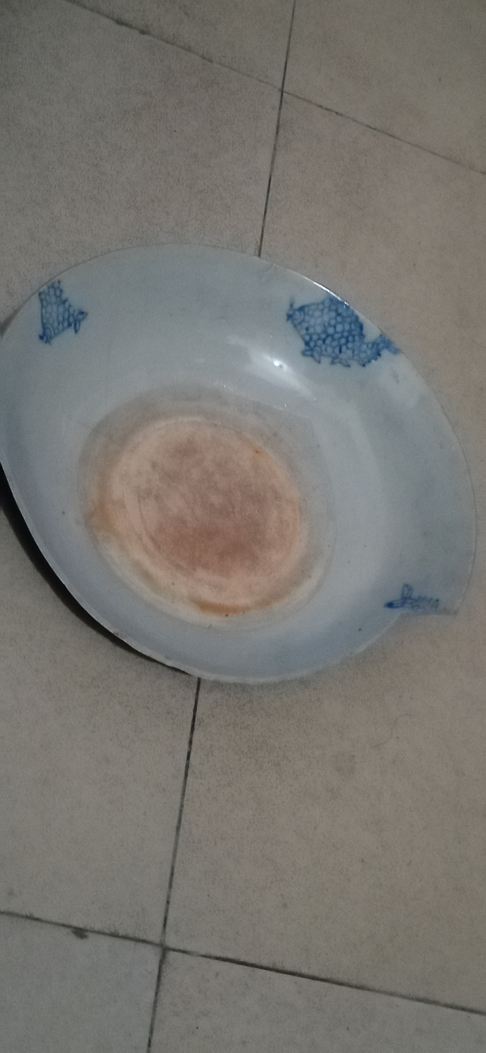 盘盘老物件# ,早期元青花鱼纹大盘珍藏品.