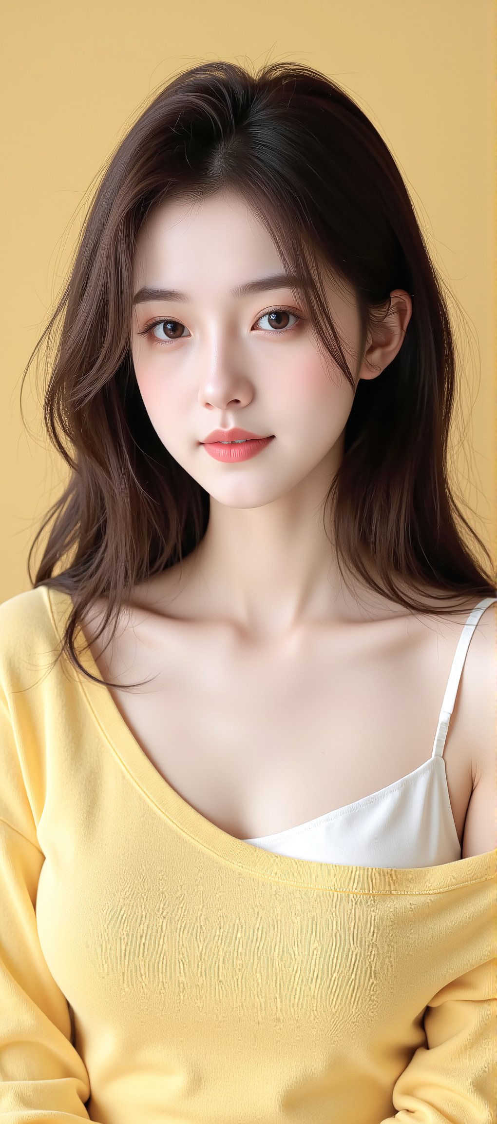 夜晚街头,捕捉到一位气质美女,她的眼神仿佛在讲述一个故事,让人忍不