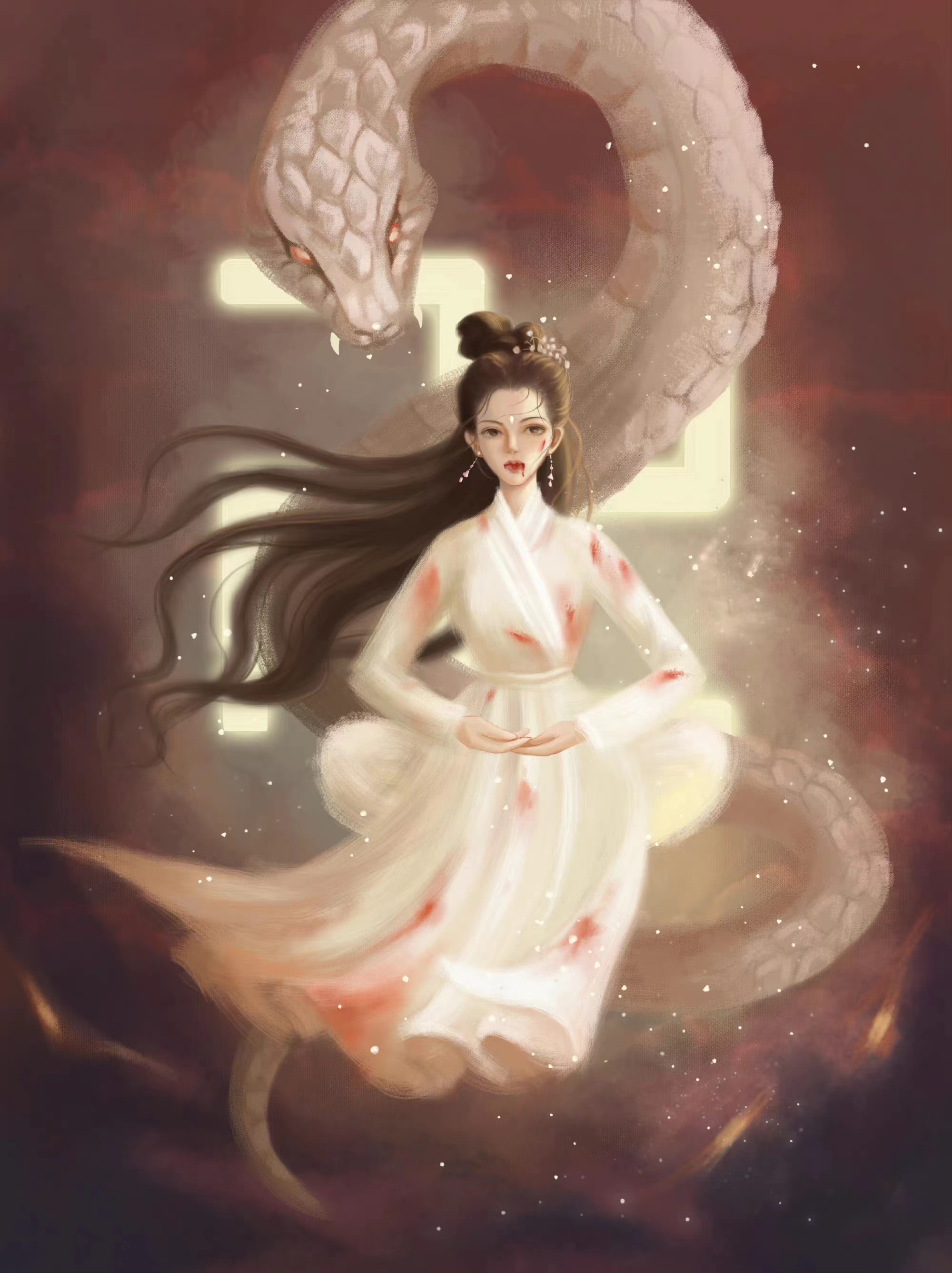 漫画《天乩之白蛇传说》白夭夭,纯真可爱,机灵古怪