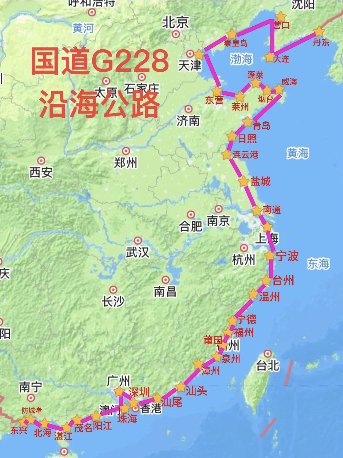 上海g228国道规划图图片