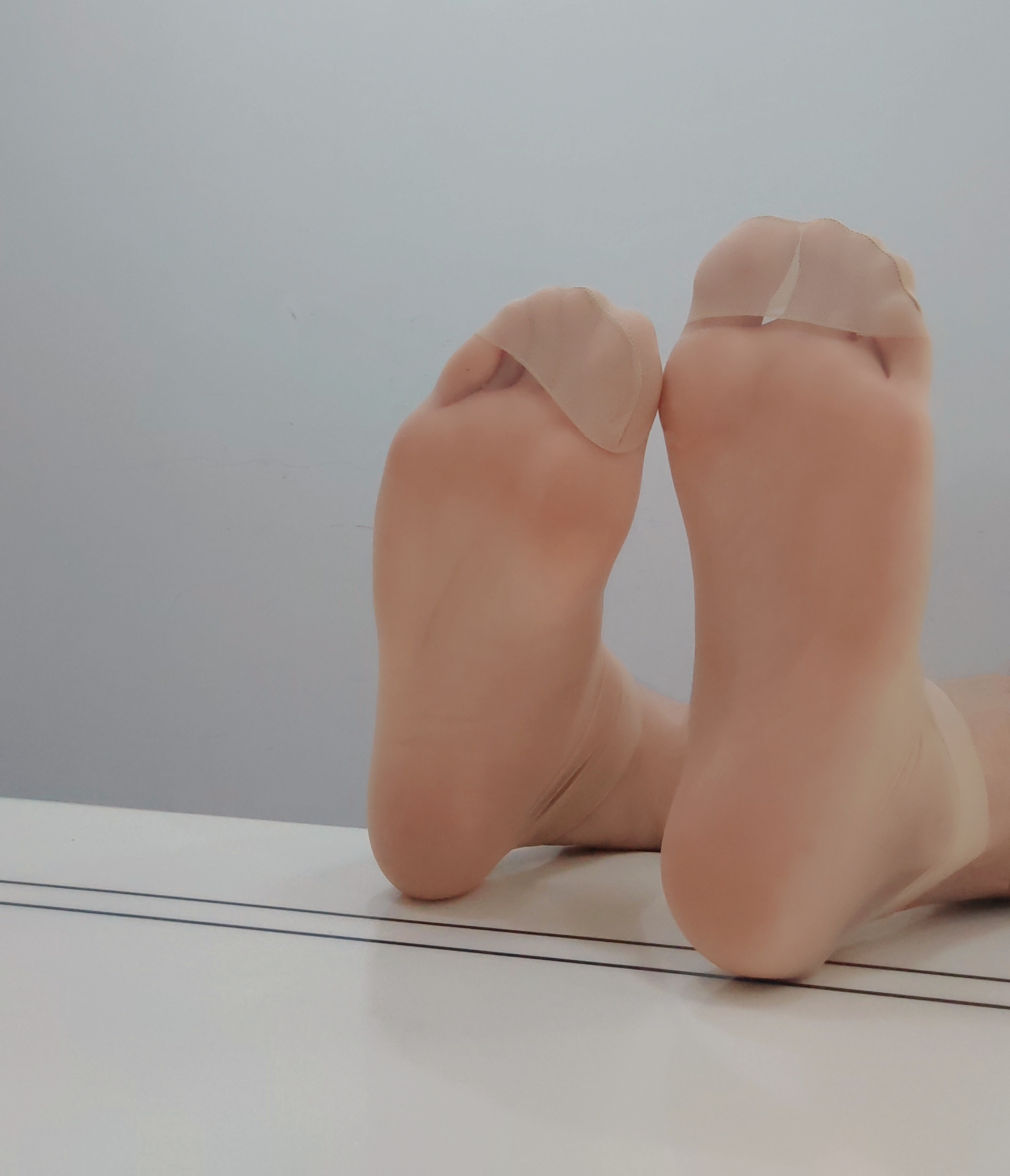 肉色短丝脚尖加固,有时候不喜欢脚尖加固就是因为把我的美甲遮住了