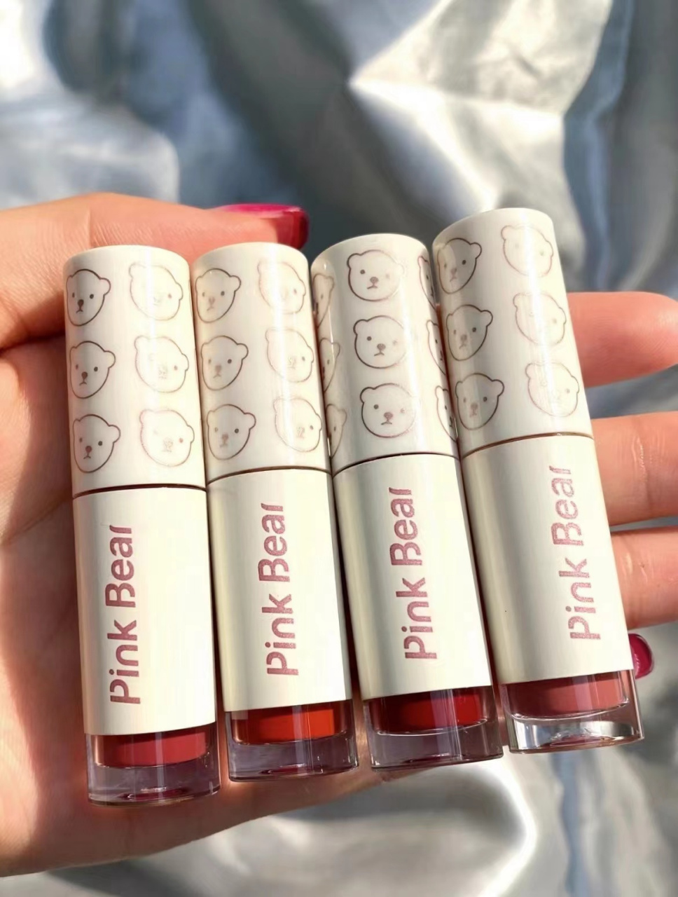 万补.贴60 pinkbear皮可熊布丁唇釉 2支9019.