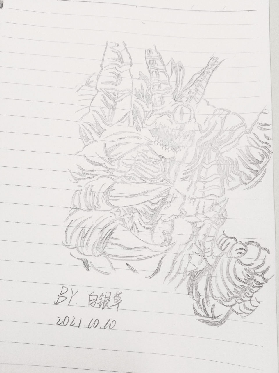 图临摹自@小光手绘