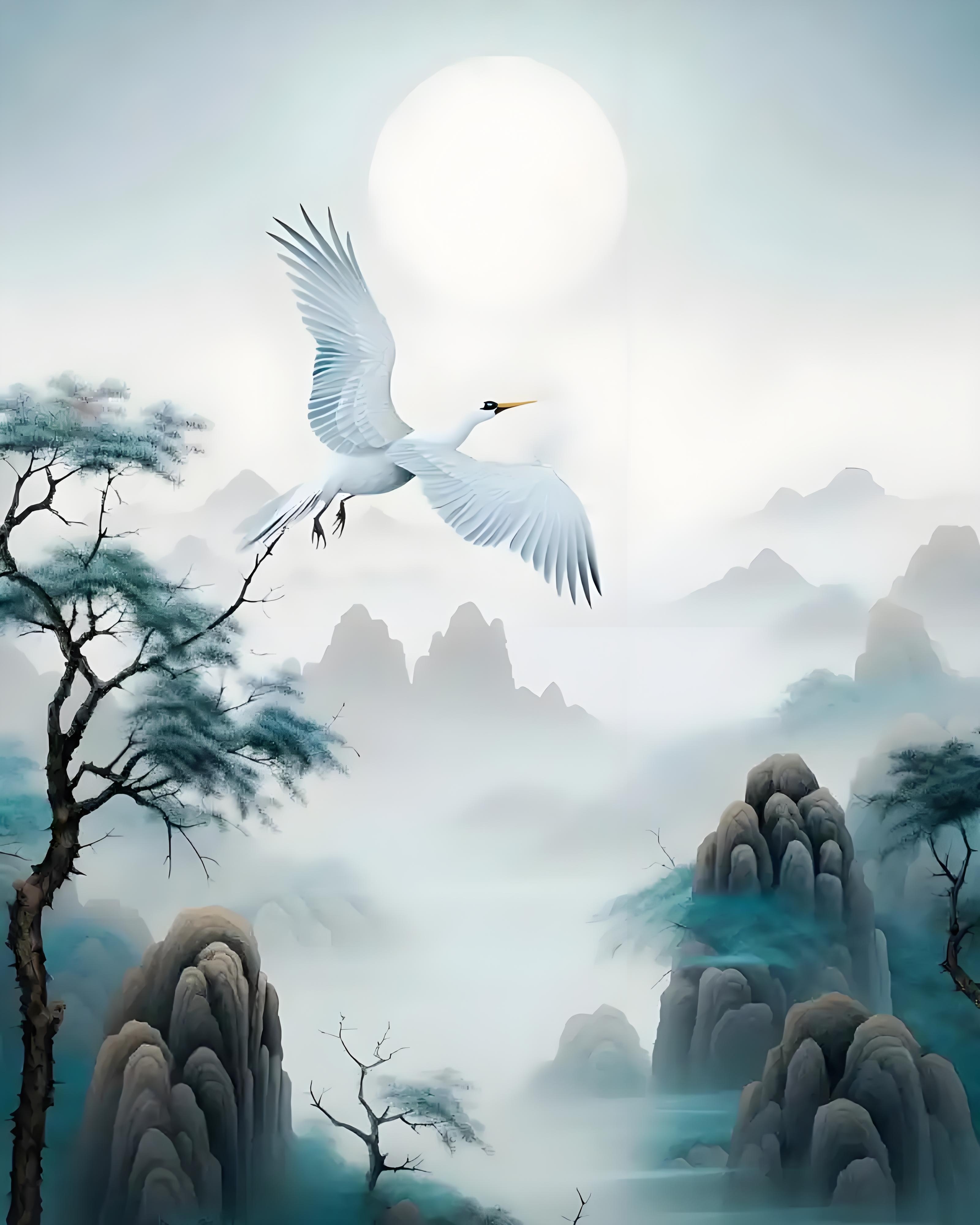 仙鹤,飞鸟中的梦幻精灵,翩翩起舞间,仿佛是跨越千年