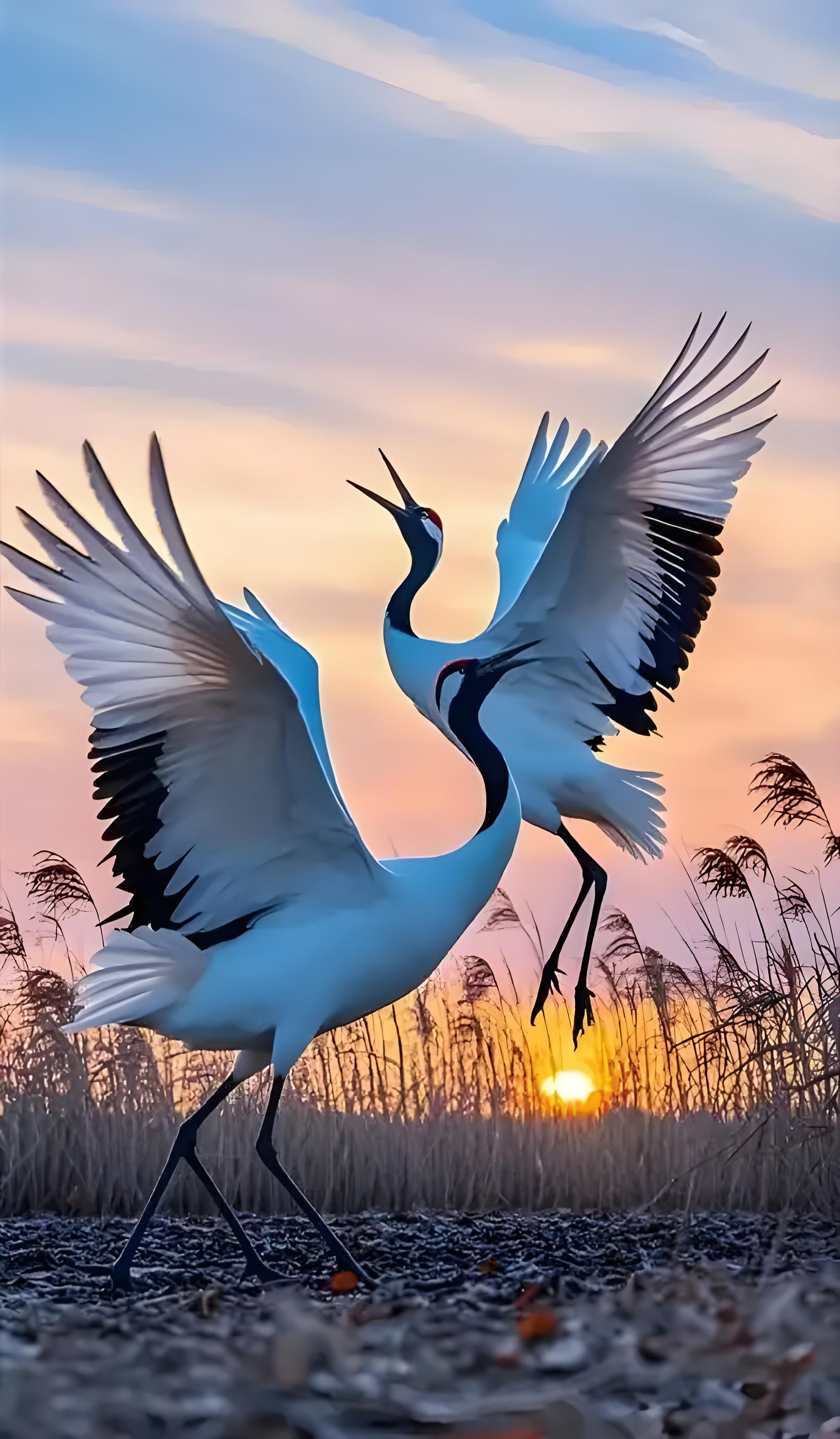 它们在九霄之上舞动,那画面壮丽得令人心旷神怡,每一次展翅都散发着