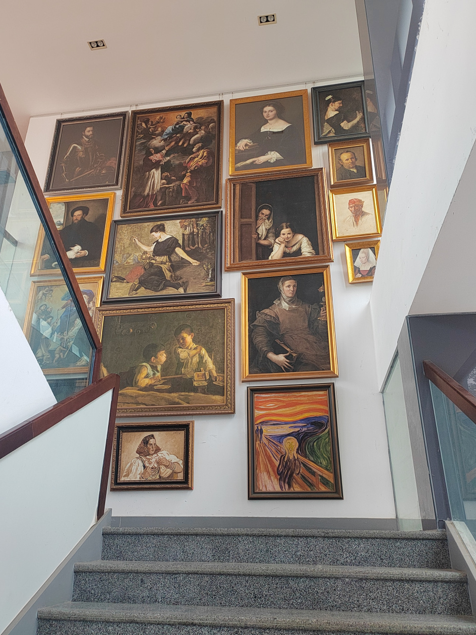 艺术人生:大饱眼福,到李可染画院欣赏世界名画复制品.