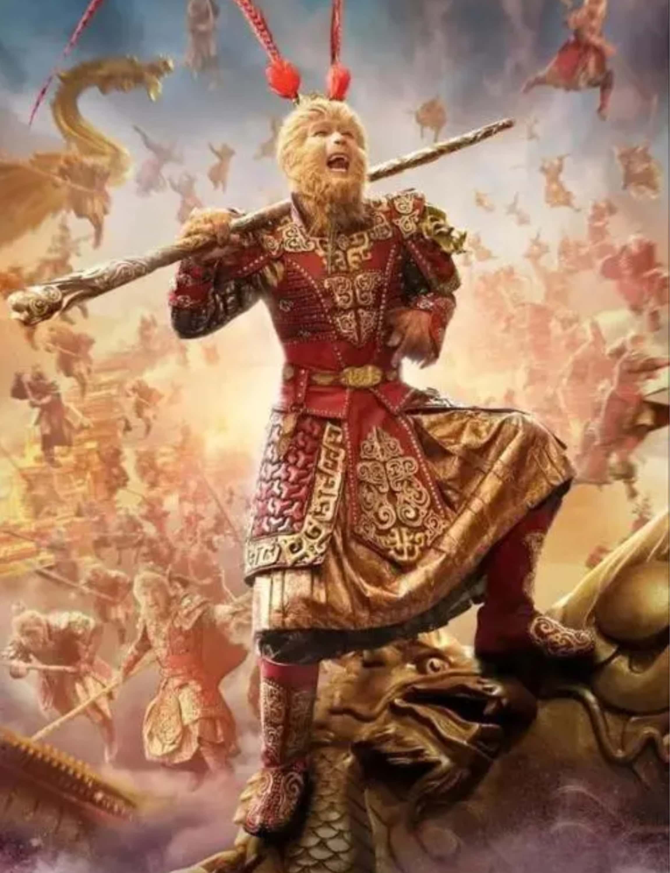 有教通天无类别, 封神上榜早绸缪. 功成秘洞传仙术, 棒打凌霄授石猴