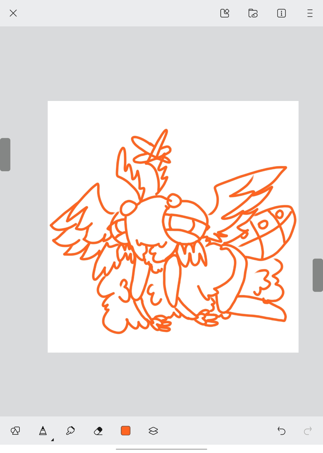 好可爱的云朵天使小虫子