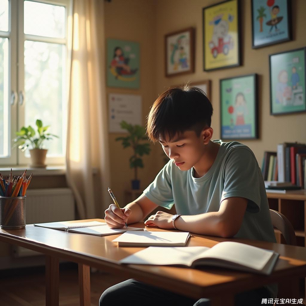 下课后,老师把他叫到跟前,严肃地说:"喂,不好好弄懂课文可不行!