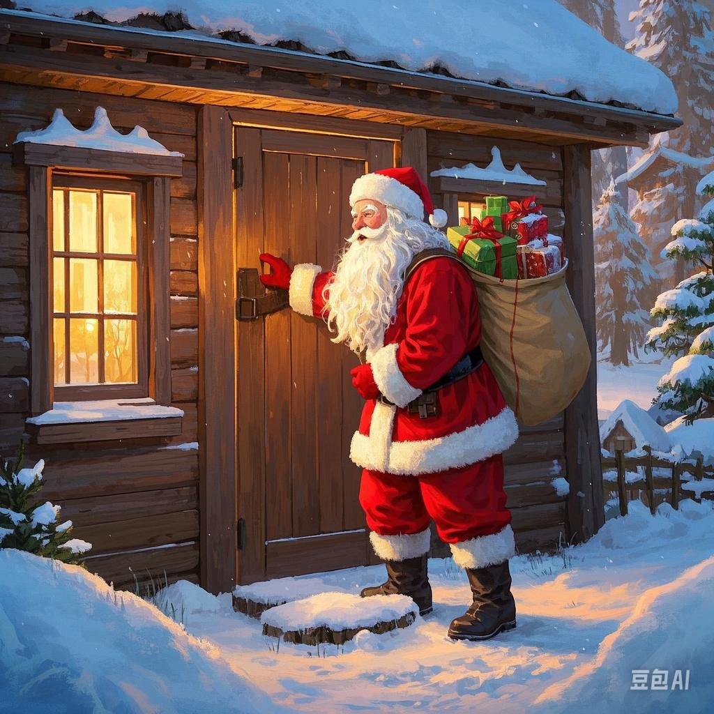 在这温馨清晨,愿圣诞老人的礼物,为你开启满是欢笑的美好时光