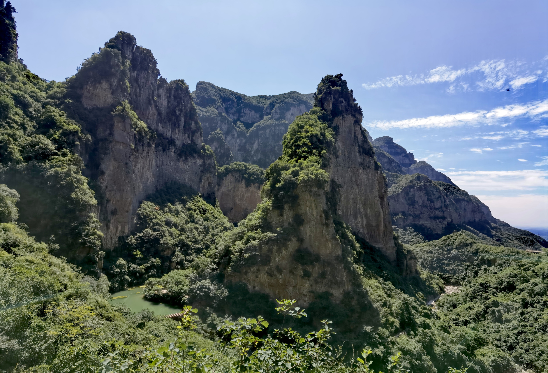 济源五龙口景区之十里画廊!