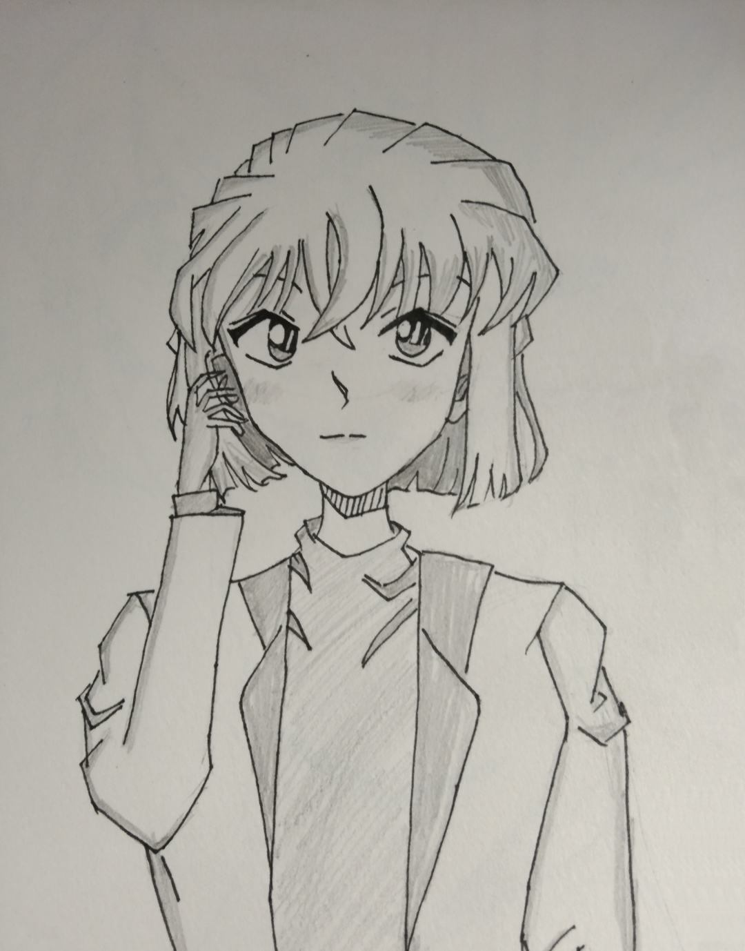 浅浅的画一下宫野志保[心][嘻嘻]