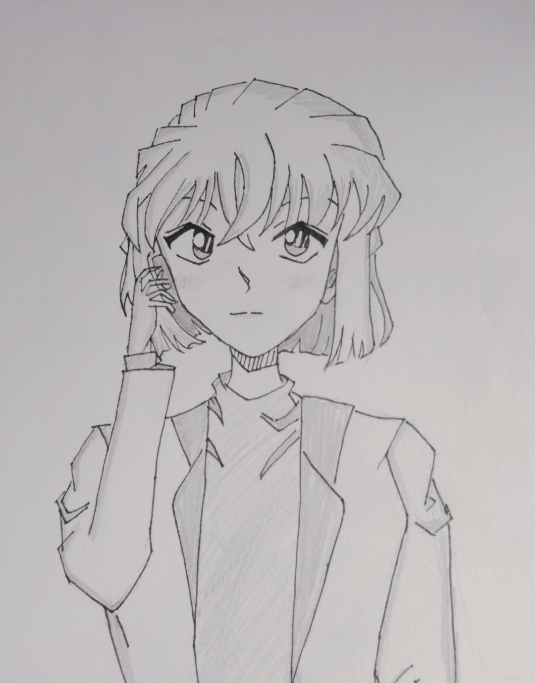 浅浅的画一下宫野志保[心][嘻嘻]