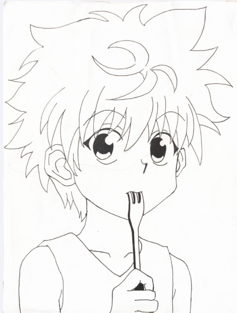 画个头像#全职猎人奇犽# #新手绘画# #新人