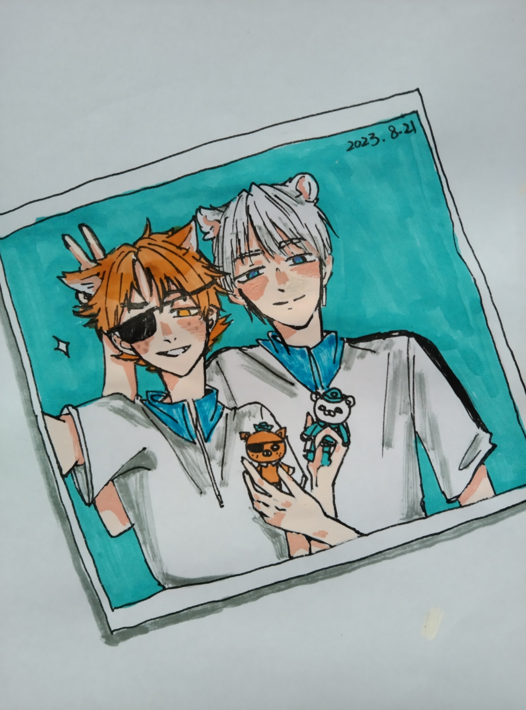 海底小纵队 巴克呱唧cp拟人