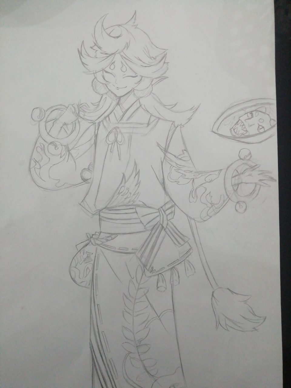 画一只星熊小盆友(真是越来越可爱啦)