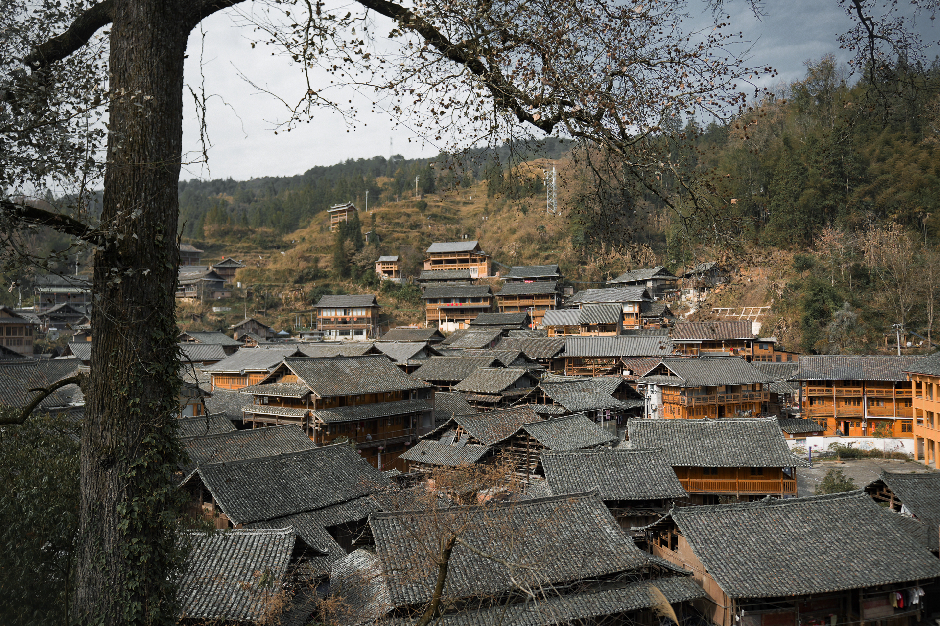 我在黔东南发现了一个原生态村寨--大利侗寨  大利侗寨,坐落于黔东南