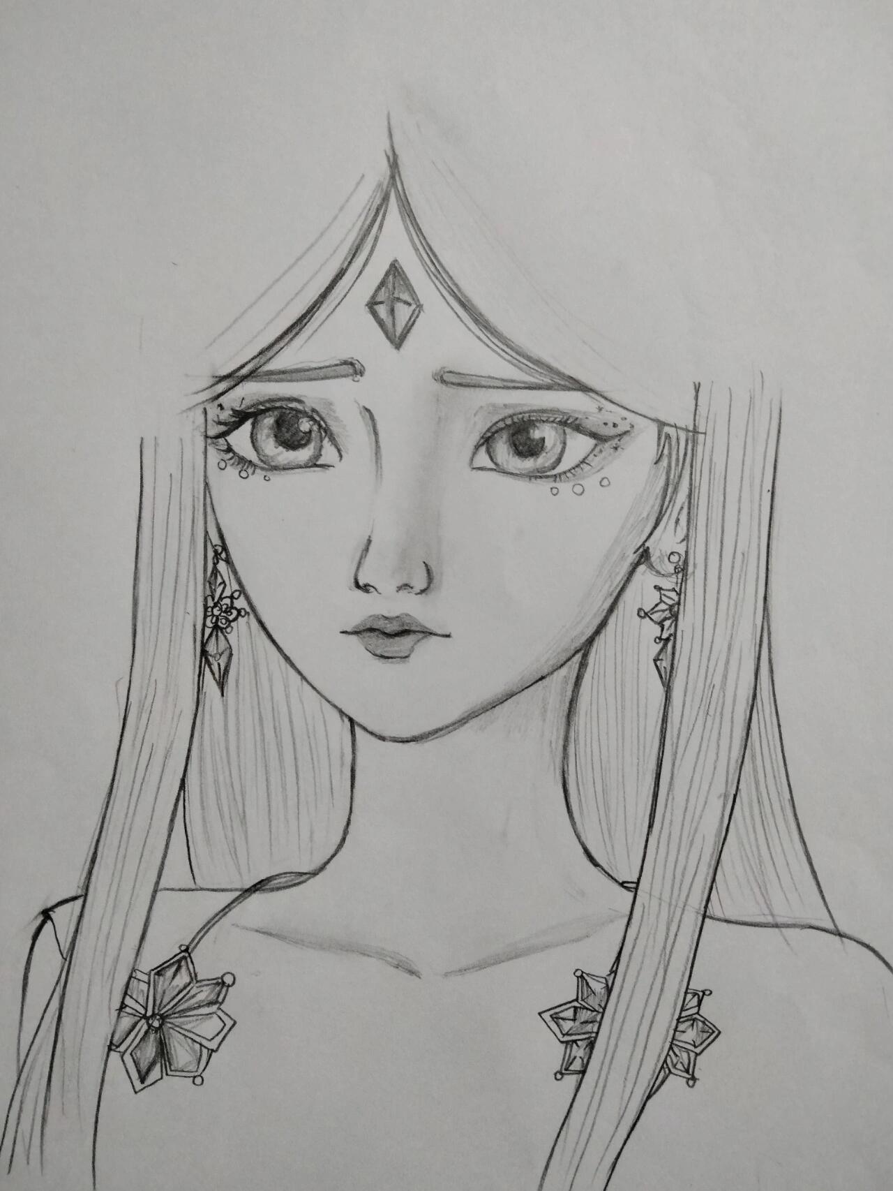 冰公主怎么画  冰公主是《精灵梦叶罗丽》中备受喜爱的角色,她的形象