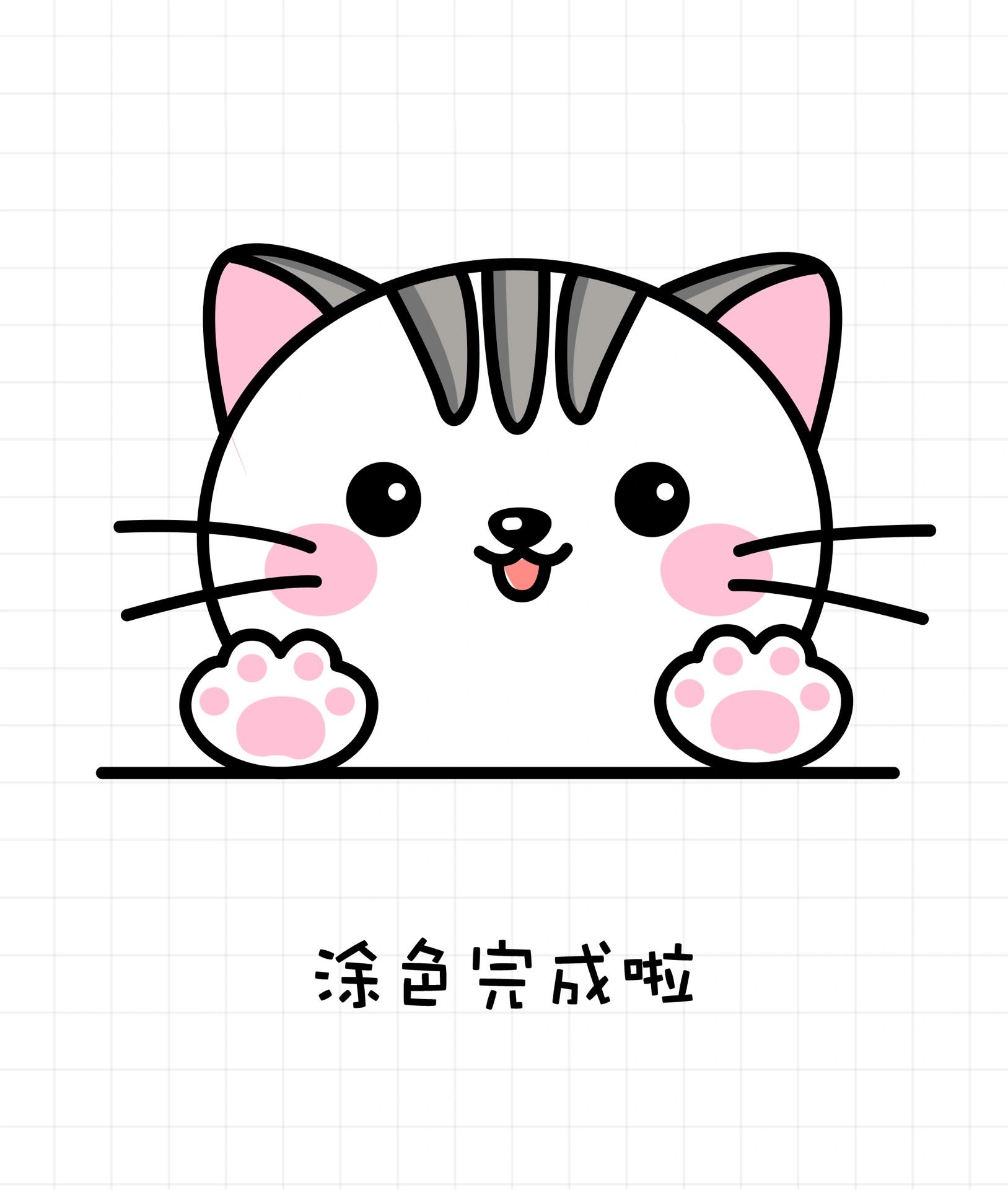 画卡通动漫 小猫图片