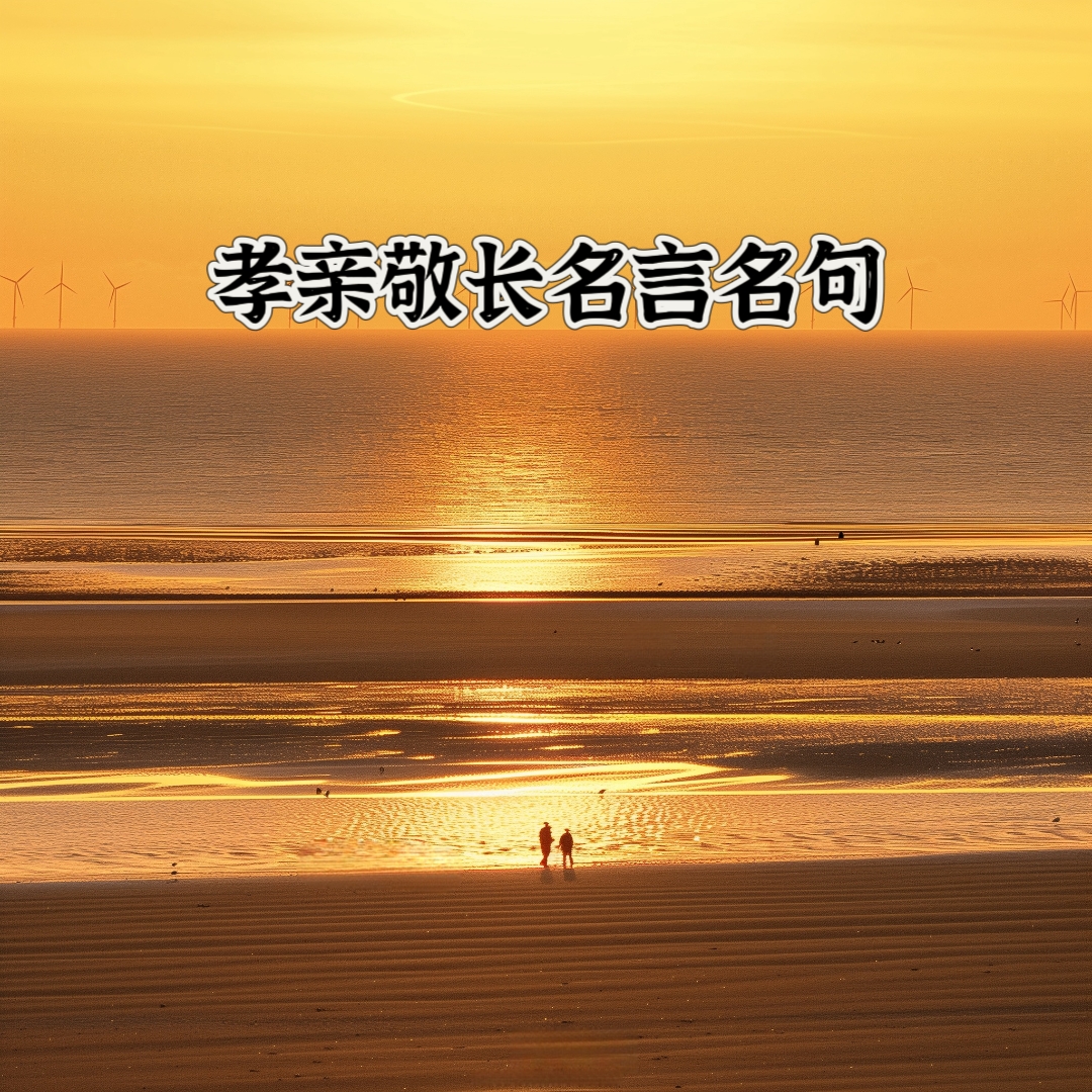 老吾老以及人之老,发自内心尊敬自己的父母,长辈是人之