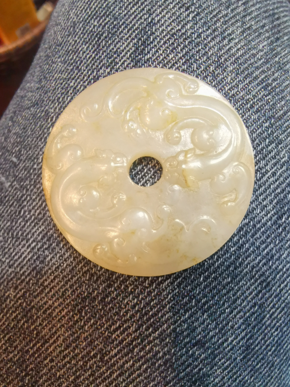 99龙纹玉佩,古韵今风78  95第一次拿到这个玉佩,就被那细腻的