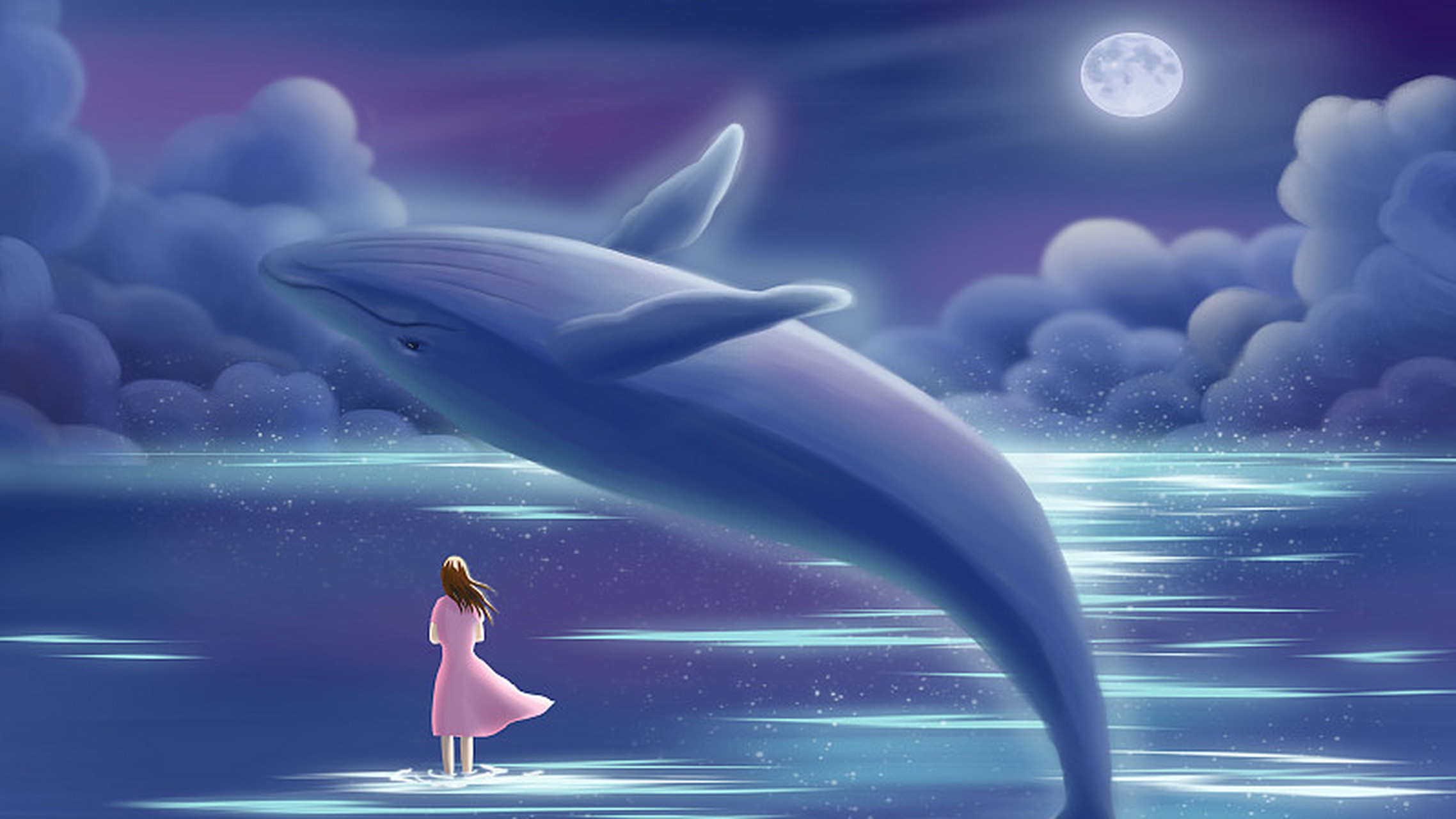 鲸落梦幻动漫图片图片