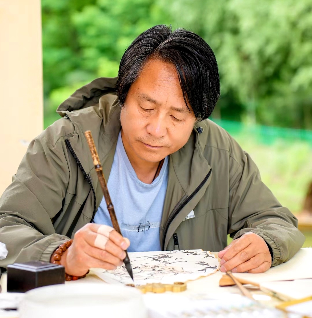 "朱山渭水"张泽中水墨写生作品展