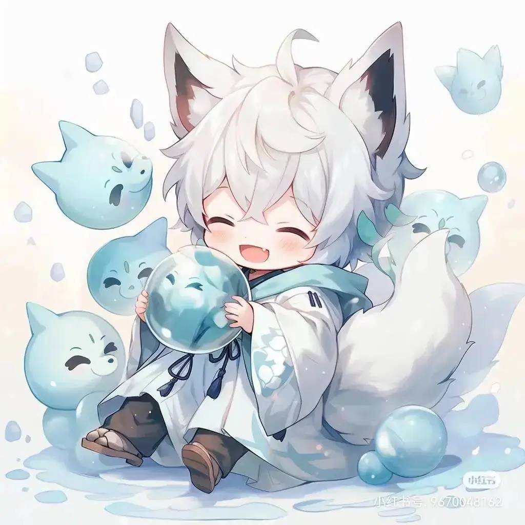 真的被狐狸小男孩儿萌到了