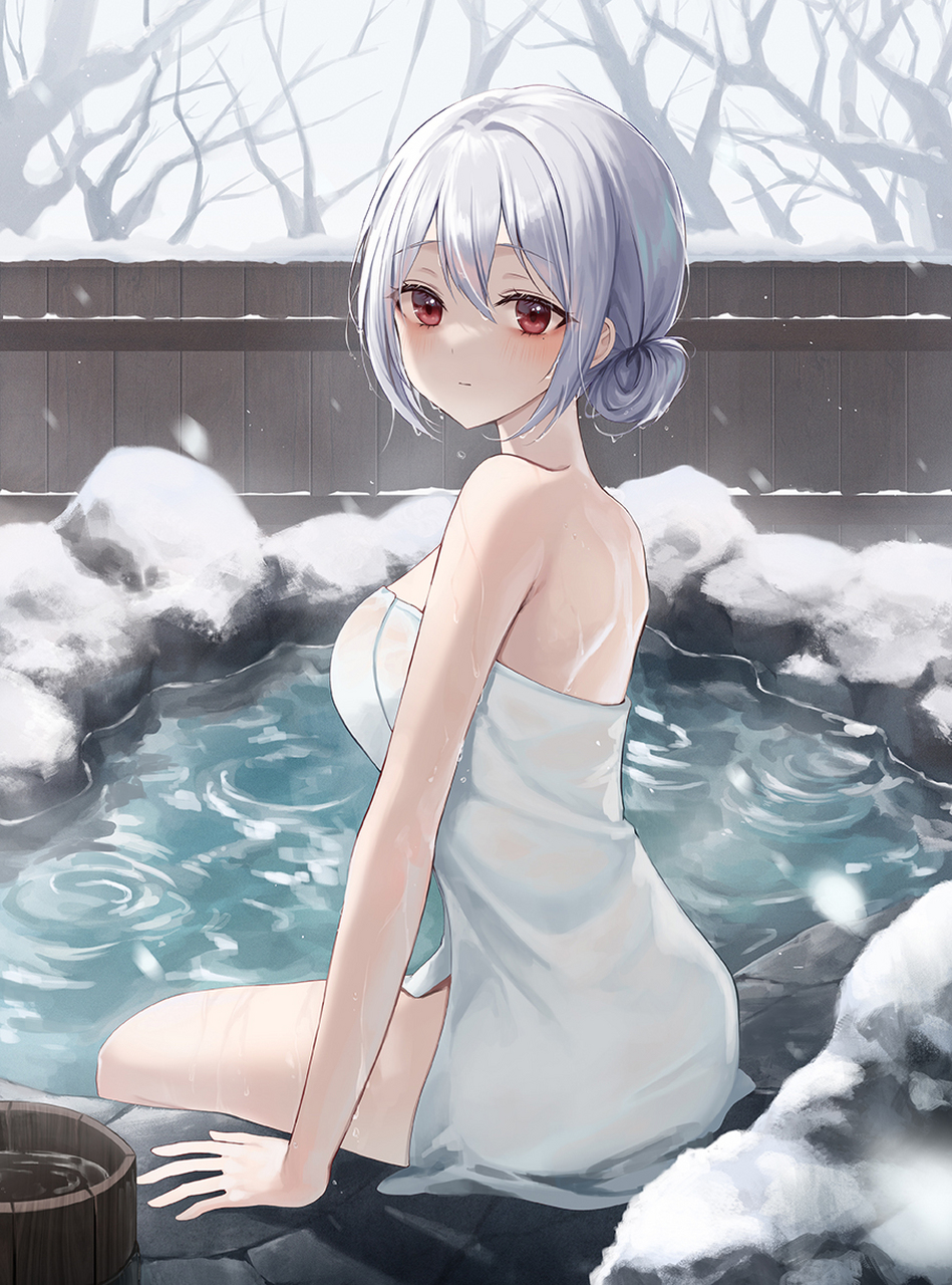 温泉 画师:heeri id: 104651216#二次元# #二次元