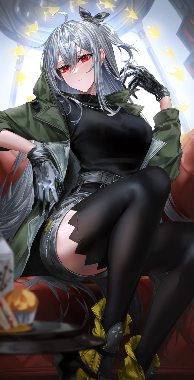 斯卡蒂(明日方舟) 画师:akqne id: 106996014#二次元