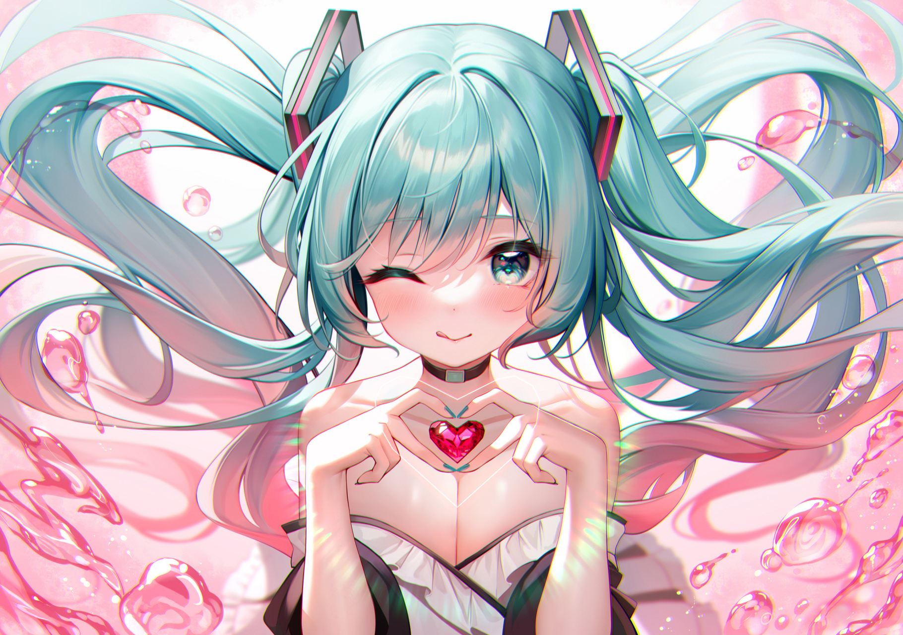 初音 画师:melon id:106100302#二次元