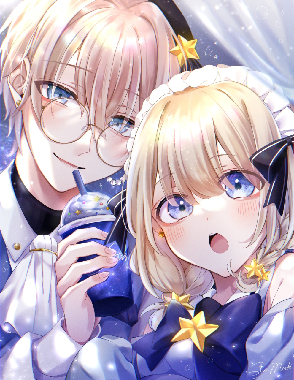 双子座の双子 画师:星夜もち id: 99363703  #二次元