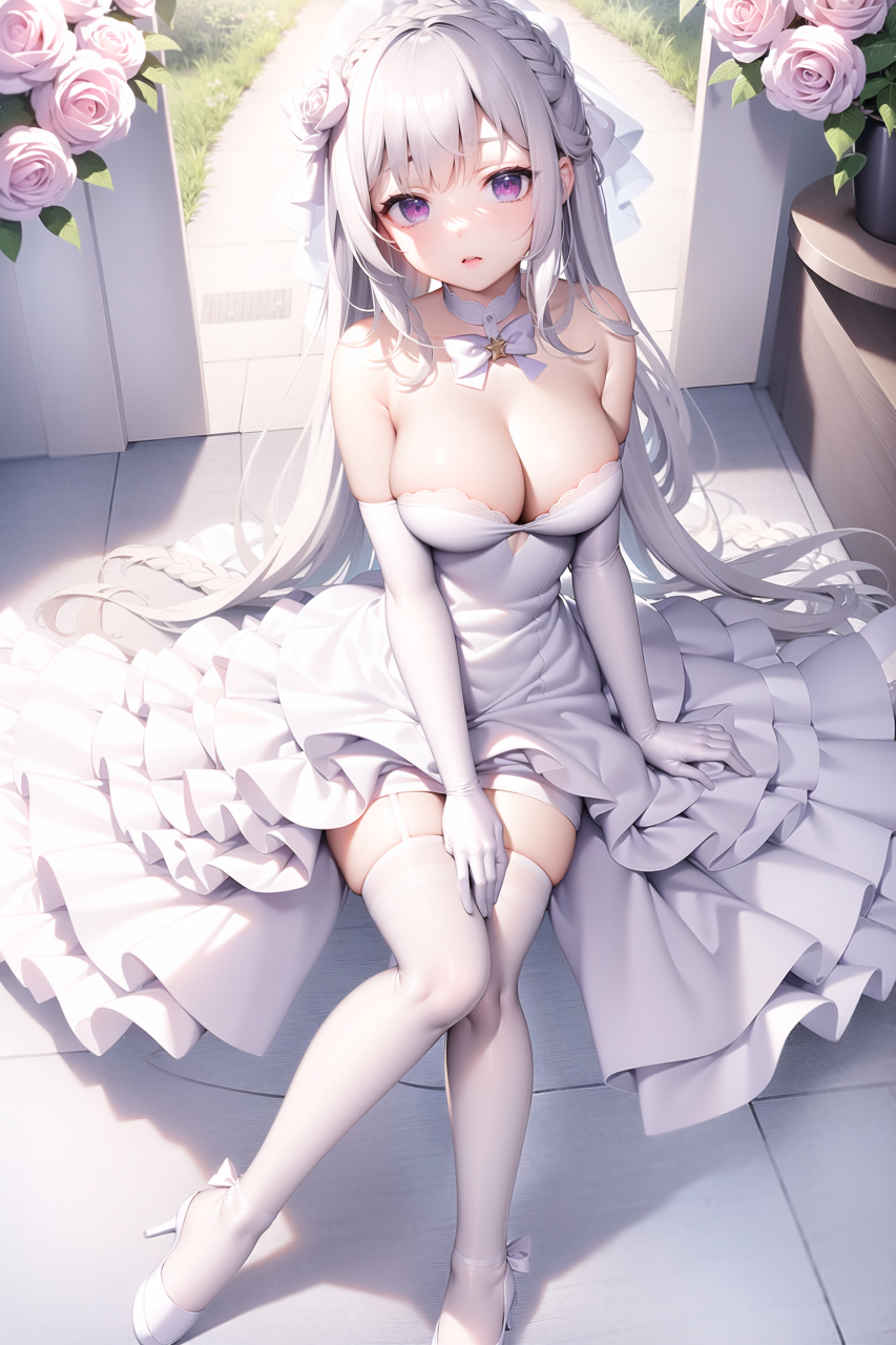 白裤袜 画师:ai_gloves id:106090883#二次元
