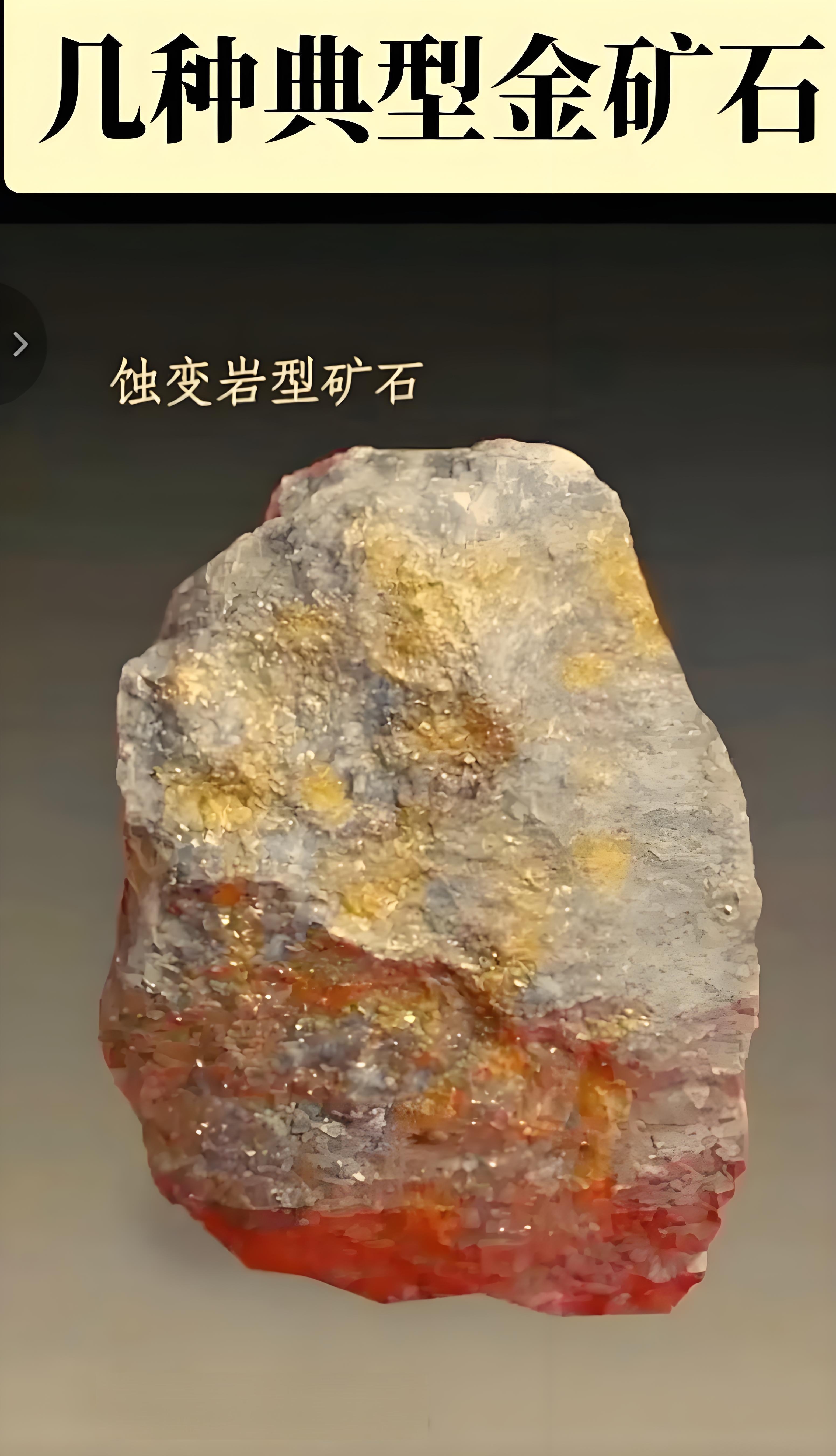 以下是金矿成因的主要类型和形成机制: