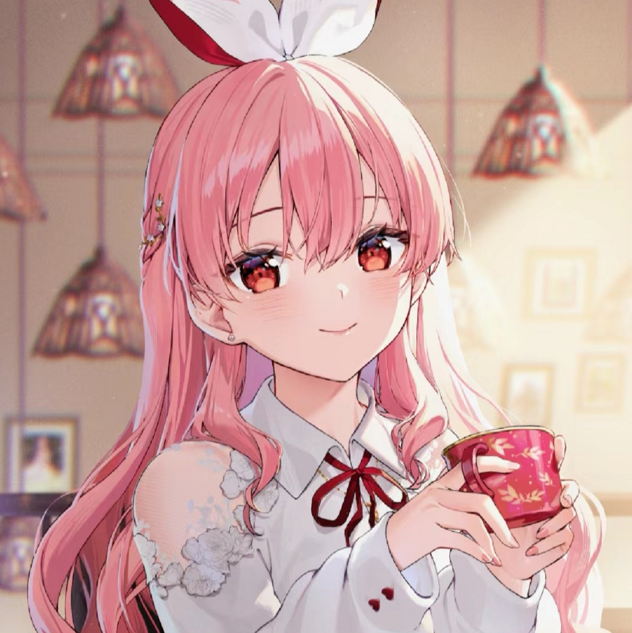 【动漫二次元美少女头像分享】 你喜欢粉色系发色的美少女,还是棕色系