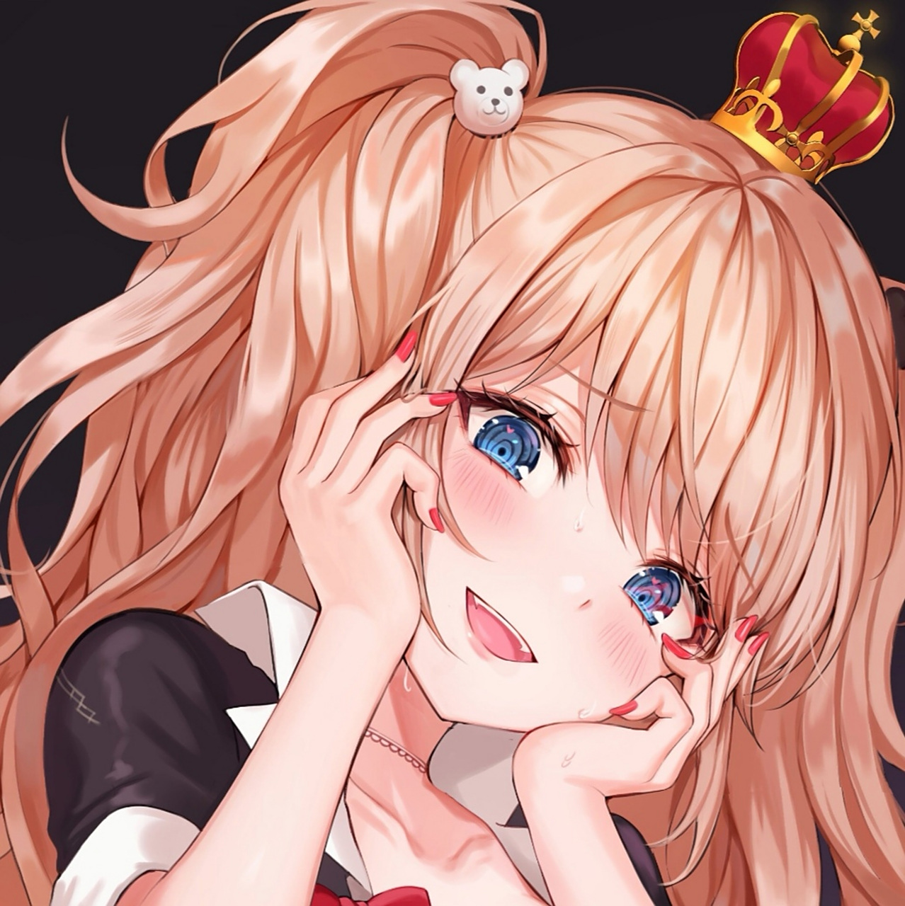 【二次元美少女头像分享】 你喜欢主动一点的女孩子,还是高冷一点的