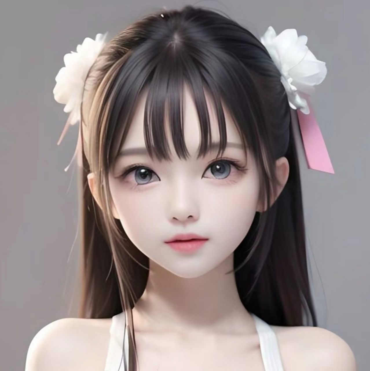 【可爱女生头像分享】 大眼睛的可爱女孩儿总能让人产生保护欲.