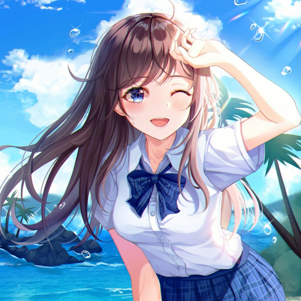 【二次元美少女头像分享】 保持欢笑,雨后的阳光只会更加灿烂.