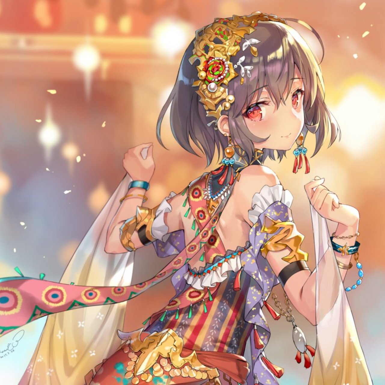 【二次元美少女头像分享】 异域风情,氛围感美少女.