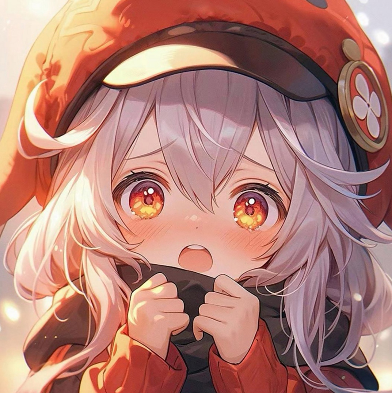 【二次元美少女头像分享】 原神系列,可莉. 来陪可莉炸鱼吗? #最靓头