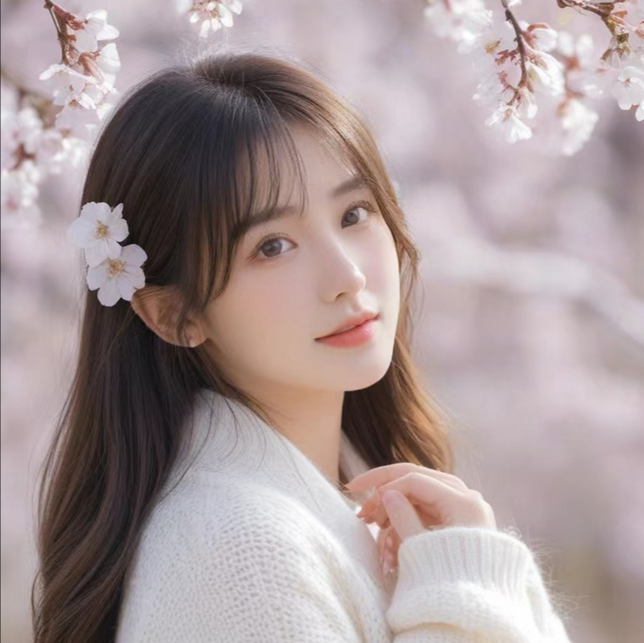 【美女头像分享】  白色系美女头像vs绿色系美女头像 白色显纯洁,绿色