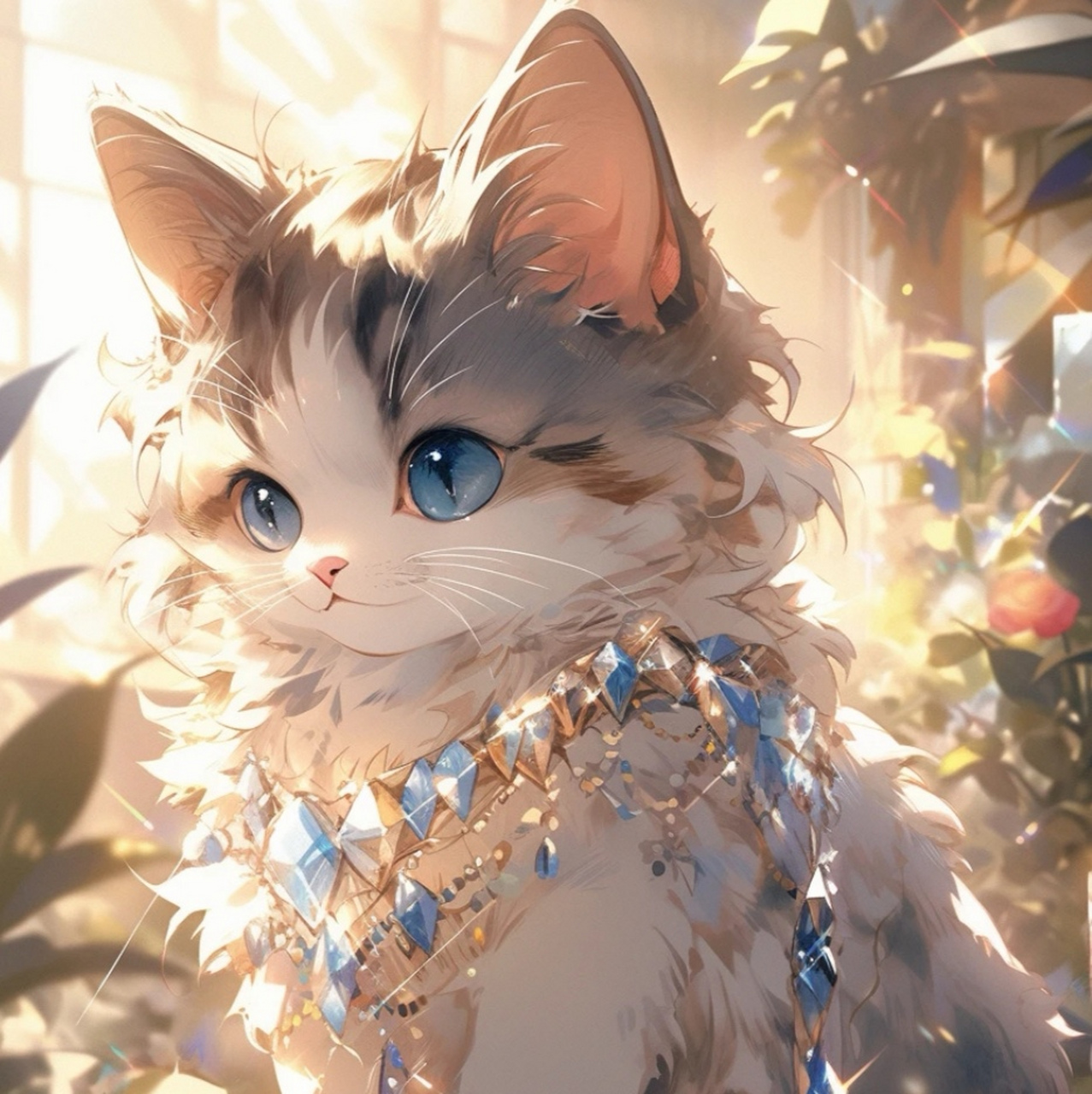 【二次元萌宠头像分享】 一闪一闪亮晶晶,你想要哪一只招财小喵咪?