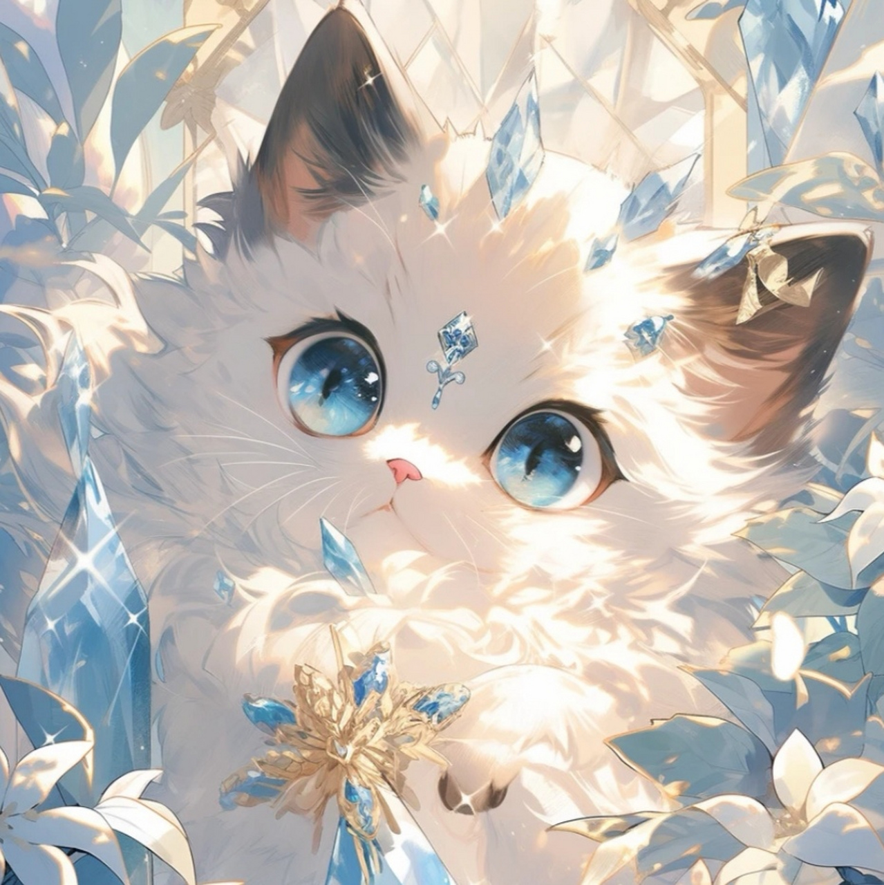 【二次元萌宠头像分享】 一闪一闪亮晶晶,你想要哪一只招财小喵咪?