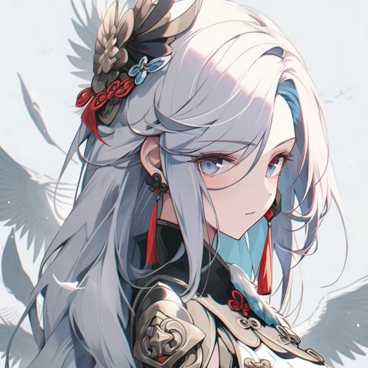 【二次元美女头像分享】 原神系列,申鹤. 你们应该都有吧?