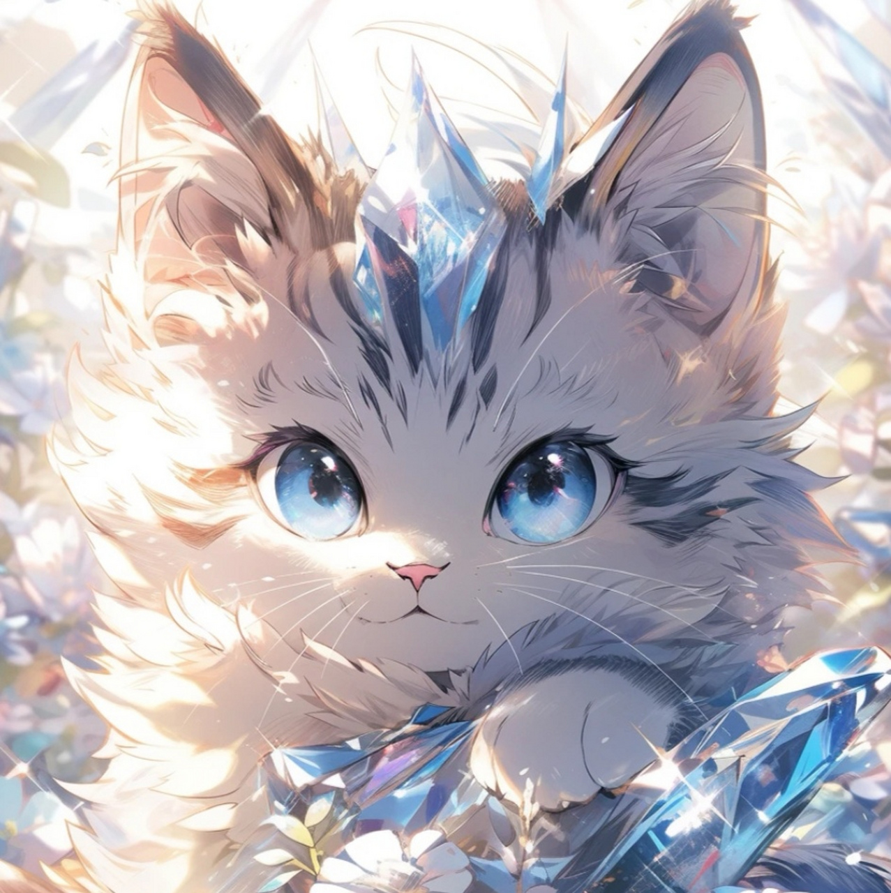 【二次元萌宠头像分享】 一闪一闪亮晶晶,你想要哪一只招财小喵咪?